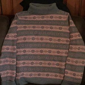Fair Isle Turtleneck Sweater